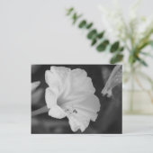 Yellow Four O'Clock Briefkaart (Staand voorkant)