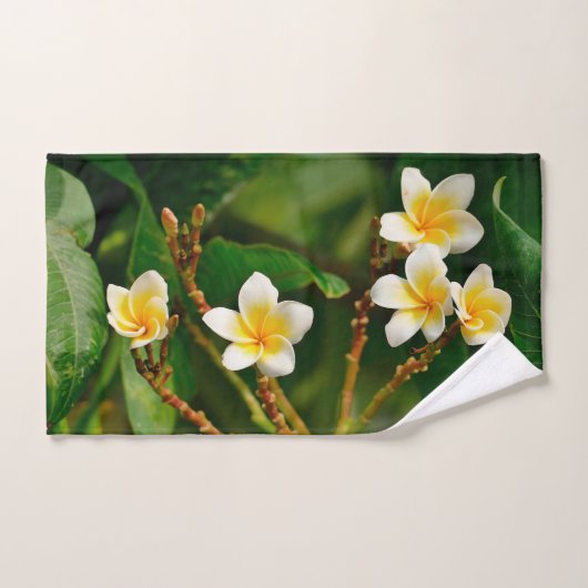 Yellow Frangipani Handdoek (Handdoek)