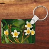 Yellow Frangipani Sleutelhanger (Voorkant)