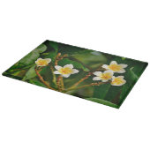 Yellow Frangipani Snijplank (Hoek)