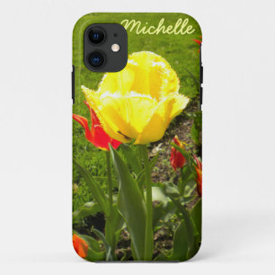 Yellow Fringed Tulip iPhone 5 Hoesje