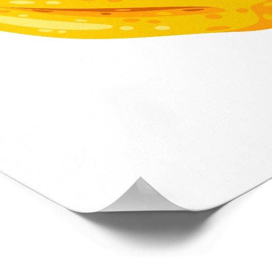 Yellow Frog Digital Print | Frog Wall Print (Hoek)