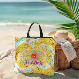 Yellow Funky Spiral Tas