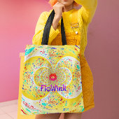 Yellow Funky Spiral Tas
