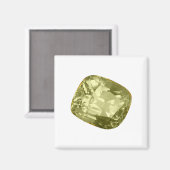 Yellow Gemstone Alexandriet Magneet (Voorkant / Achterkant)