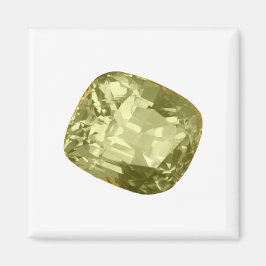 Yellow Gemstone Alexandriet Magneet
