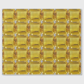 Yellow Gemstone Cadeaupapier (Vlak)