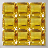 Yellow Gemstone Poster (Voorkant)
