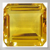 Yellow Gemstone Poster (Voorkant)