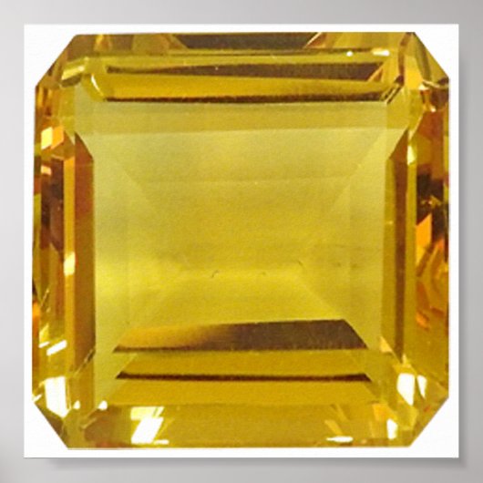 Yellow Gemstone Poster (Voorkant)