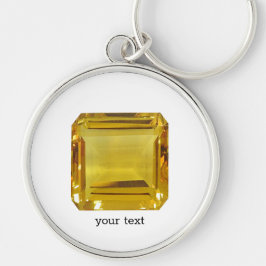 Yellow Gemstone Sleutelhanger