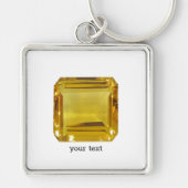 Yellow Gemstone Sleutelhanger (Voorkant)