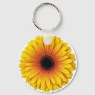YELLOW GERBERA SLEUTELHANGER