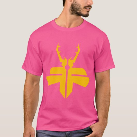 Yellow Ghost Moth Beetle T-shirt (Voorkant)