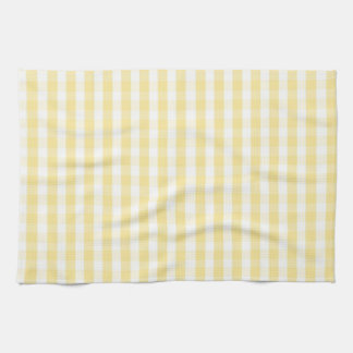 Yellow Gingham kitchen towel Theedoek