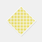 Yellow Gingham Napkins Servet (Hoek)