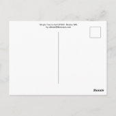 Yellow Gingko Tree Briefkaart (Achterkant)