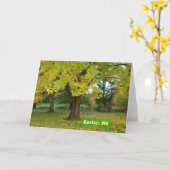 Yellow Gingko Tree Kaart (Gele Bloem)