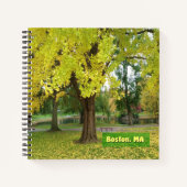 Yellow Gingko Tree Notitieboek (Voorkant)