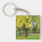 Yellow Gingko Tree Sleutelhanger (Voorkant)