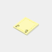 Yellow Gnome Post it Notes (Schuin)