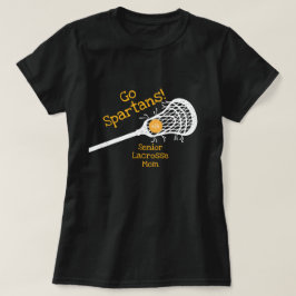 Yellow Go Team Lacrosse mama T-shirt
