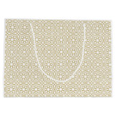 Yellow gold Geometric White Groot Cadeauzakje (Achterkant)