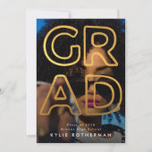 YELLOW GOLD LINE HOLLOW AFSTUDEERDER hedendaagse f Aankondiging (Voorkant)