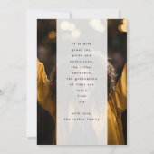 YELLOW GOLD LINE HOLLOW AFSTUDEERDER hedendaagse f Aankondiging (Achterkant)