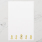 Yellow Goldendoodle Dog Design Briefpapier (Voorkant)