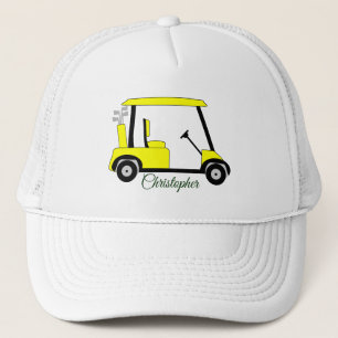 Yellow Golf Buggy Trucker Pet