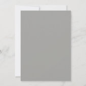 Yellow Gray Cheerful Summer Wedding Kaart (Achterkant)