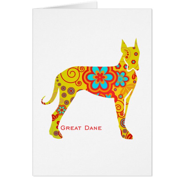 Yellow Great Dane (Voorkant)