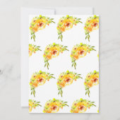 Yellow Green He Said She Said Bridal Shower Game Kaart (Achterkant)