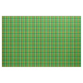 Yellow Green Plaid Pattern Check Print Tartan Stof (Fat Quarter)