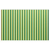 Yellow Green Stripes Pattern Stof (Yard (91,4 cm))