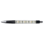 Yellow Green White Plaid Stripes Pen (Voorkant)
