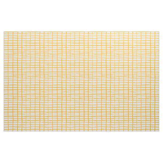 Yellow grid simple pattern stof (Fat Quarter)
