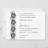 " yellow grijy " - uitnodiging voor een bloemige b (Achterkant)