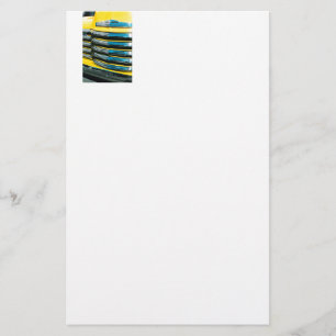 Yellow Grill Briefpapier