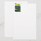 Yellow Grill Briefpapier (Voorkant / Achterkant)