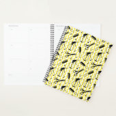 Yellow Hairdresser Tool Patroon Planner (Display)