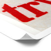 Yellow Hand Holding Blue Lightning Czechoslovakia Poster (Hoek)