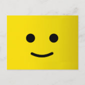 Yellow Happy Face Briefkaart (Voorkant)