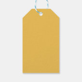 Yellow Happy Face Cadeaulabel (Achterkant)