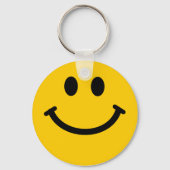 Yellow happy face keychain (Voorkant)
