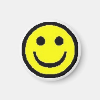 Yellow Happy Face Magneet