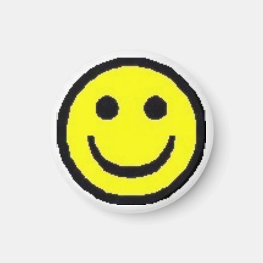 Yellow Happy Face Magneet (Voorkant)