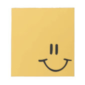 Yellow Happy Face Notitieblok (Voorkant)