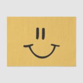 Yellow Happy Face Tissuepapier (Voorkant)